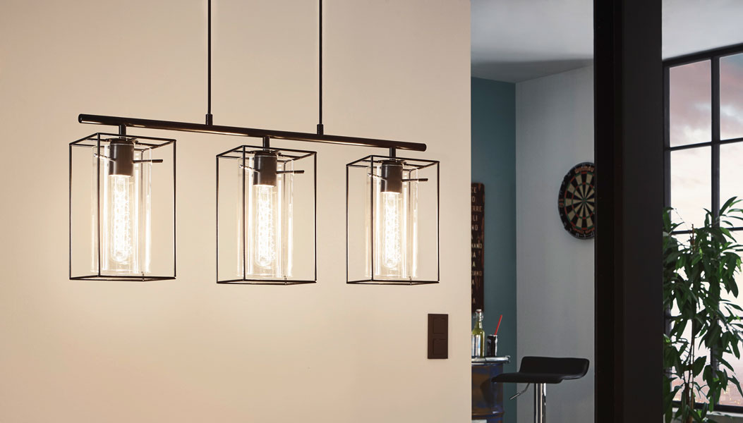 3 light pendants in ambience LONCINO 49496