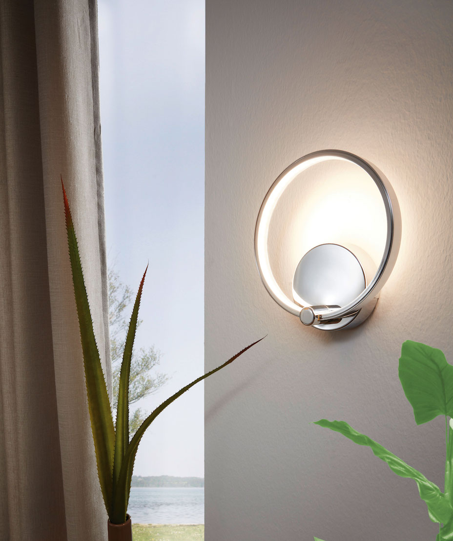 LED wall lamp in the living area LASANA 95768