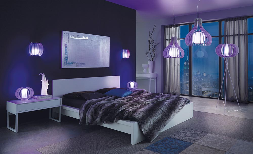 Smart lighting in the living room