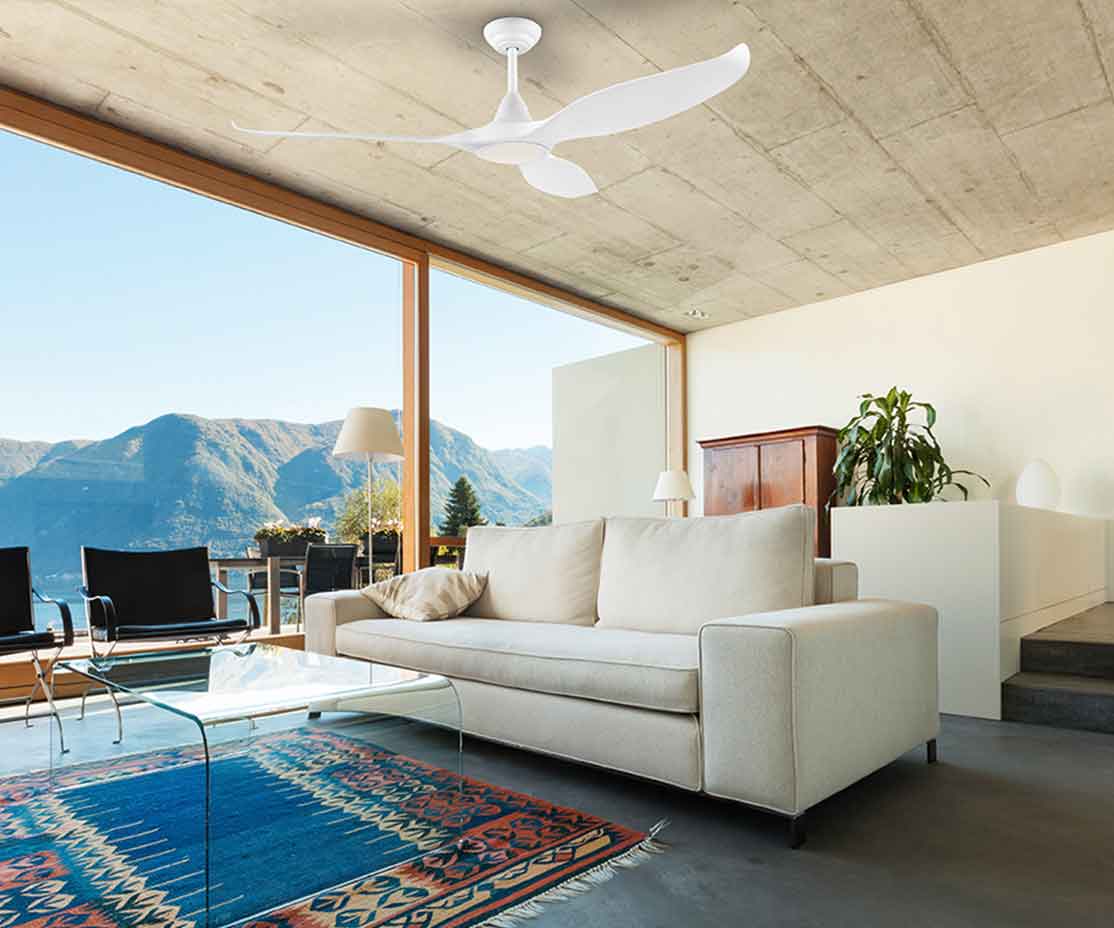 White fans in the living room - CIRALI 35006