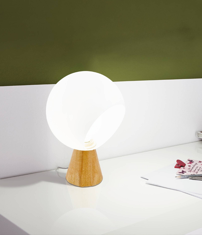Wooden table lamp MAMBLAS