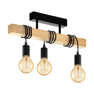 Wooden ceiling lights